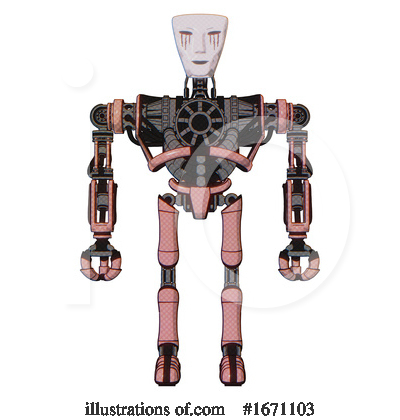 Royalty-Free (RF) Robot Clipart Illustration by Leo Blanchette - Stock Sample #1671103