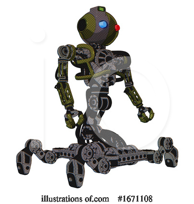 Royalty-Free (RF) Robot Clipart Illustration by Leo Blanchette - Stock Sample #1671108