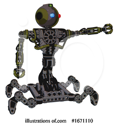Royalty-Free (RF) Robot Clipart Illustration by Leo Blanchette - Stock Sample #1671110