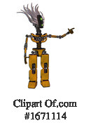 Robot Clipart #1671114 by Leo Blanchette