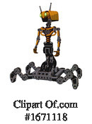 Robot Clipart #1671118 by Leo Blanchette