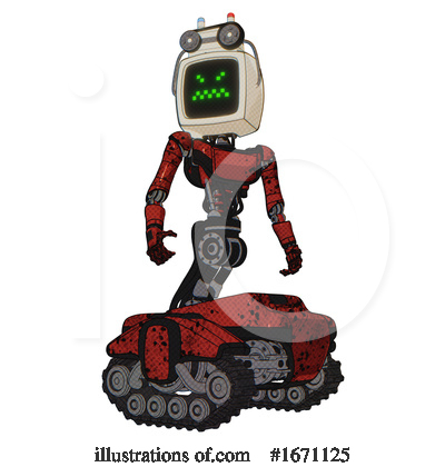 Royalty-Free (RF) Robot Clipart Illustration by Leo Blanchette - Stock Sample #1671125