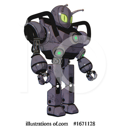 Royalty-Free (RF) Robot Clipart Illustration by Leo Blanchette - Stock Sample #1671128