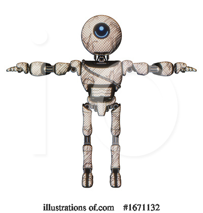 Royalty-Free (RF) Robot Clipart Illustration by Leo Blanchette - Stock Sample #1671132