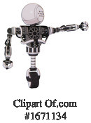 Robot Clipart #1671134 by Leo Blanchette