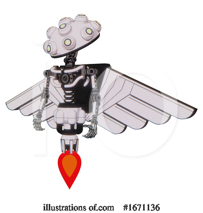 Royalty-Free (RF) Robot Clipart Illustration by Leo Blanchette - Stock Sample #1671136