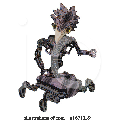 Royalty-Free (RF) Robot Clipart Illustration by Leo Blanchette - Stock Sample #1671139