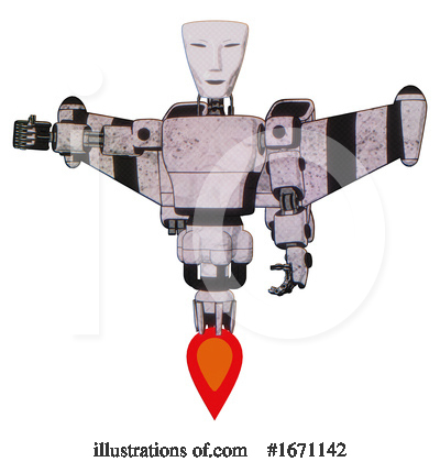 Royalty-Free (RF) Robot Clipart Illustration by Leo Blanchette - Stock Sample #1671142