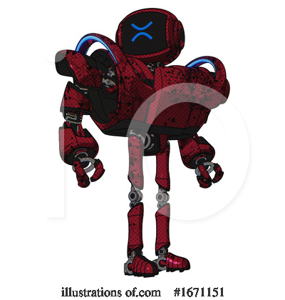 Royalty-Free (RF) Robot Clipart Illustration by Leo Blanchette - Stock Sample #1671151