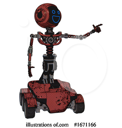 Royalty-Free (RF) Robot Clipart Illustration by Leo Blanchette - Stock Sample #1671166
