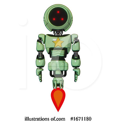 Royalty-Free (RF) Robot Clipart Illustration by Leo Blanchette - Stock Sample #1671180