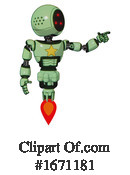 Robot Clipart #1671181 by Leo Blanchette