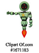 Robot Clipart #1671183 by Leo Blanchette