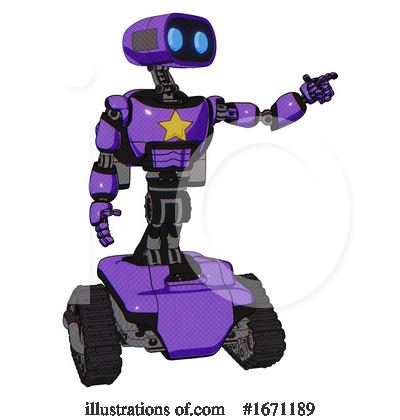 Royalty-Free (RF) Robot Clipart Illustration by Leo Blanchette - Stock Sample #1671189
