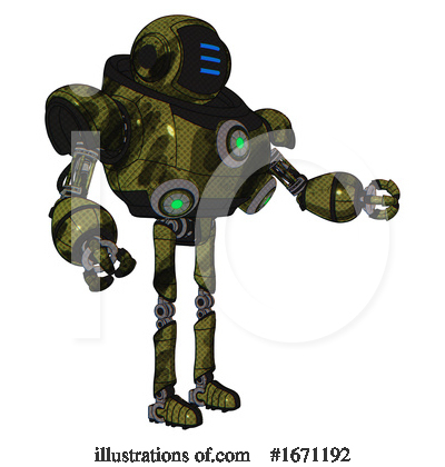 Royalty-Free (RF) Robot Clipart Illustration by Leo Blanchette - Stock Sample #1671192