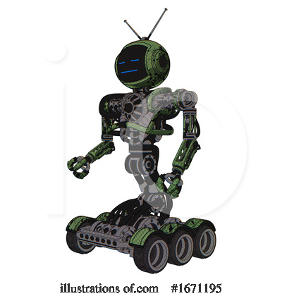 Royalty-Free (RF) Robot Clipart Illustration by Leo Blanchette - Stock Sample #1671195