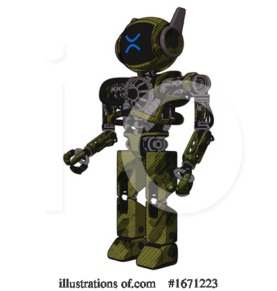Royalty-Free (RF) Robot Clipart Illustration by Leo Blanchette - Stock Sample #1671223