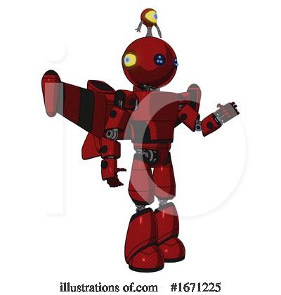 Royalty-Free (RF) Robot Clipart Illustration by Leo Blanchette - Stock Sample #1671225