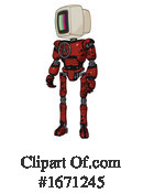 Robot Clipart #1671245 by Leo Blanchette