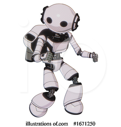 Royalty-Free (RF) Robot Clipart Illustration by Leo Blanchette - Stock Sample #1671250