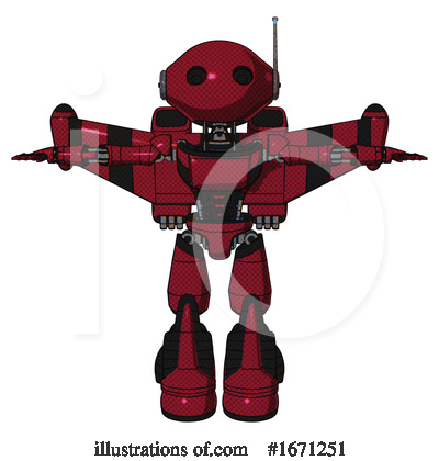 Royalty-Free (RF) Robot Clipart Illustration by Leo Blanchette - Stock Sample #1671251
