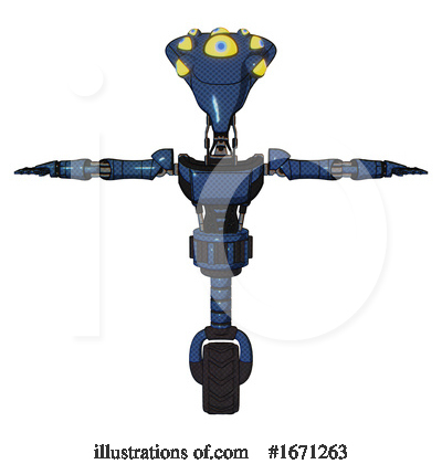 Royalty-Free (RF) Robot Clipart Illustration by Leo Blanchette - Stock Sample #1671263