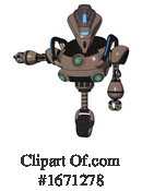 Robot Clipart #1671278 by Leo Blanchette