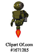 Robot Clipart #1671285 by Leo Blanchette
