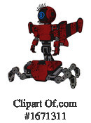 Robot Clipart #1671311 by Leo Blanchette