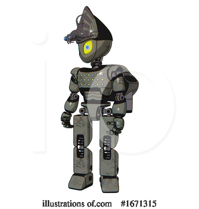 Royalty-Free (RF) Robot Clipart Illustration by Leo Blanchette - Stock Sample #1671315