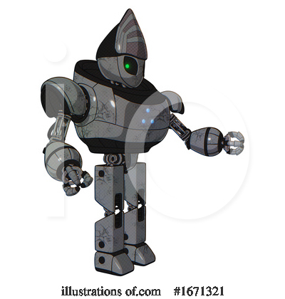 Royalty-Free (RF) Robot Clipart Illustration by Leo Blanchette - Stock Sample #1671321