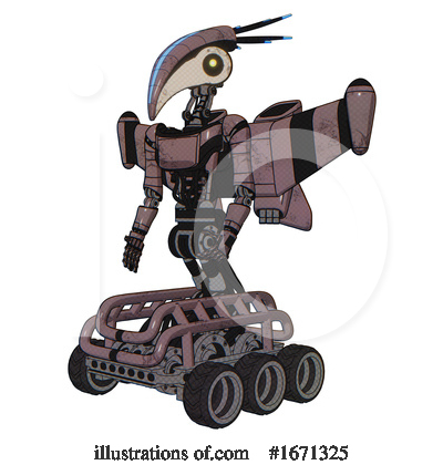 Royalty-Free (RF) Robot Clipart Illustration by Leo Blanchette - Stock Sample #1671325
