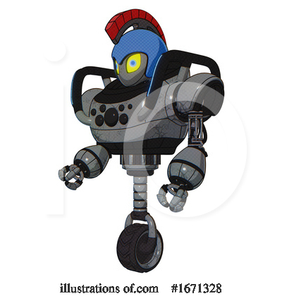 Royalty-Free (RF) Robot Clipart Illustration by Leo Blanchette - Stock Sample #1671328