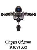 Robot Clipart #1671332 by Leo Blanchette