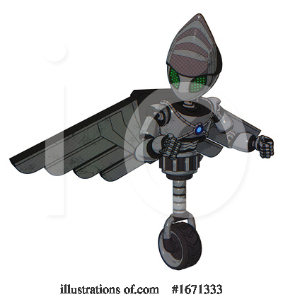 Royalty-Free (RF) Robot Clipart Illustration by Leo Blanchette - Stock Sample #1671333