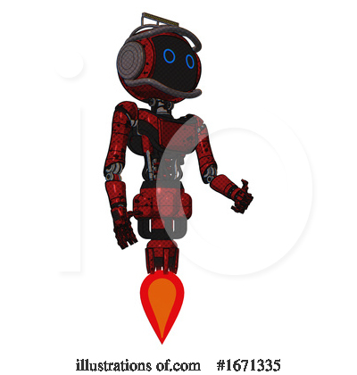 Royalty-Free (RF) Robot Clipart Illustration by Leo Blanchette - Stock Sample #1671335