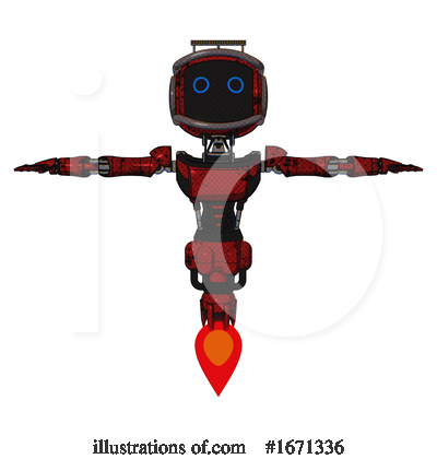 Royalty-Free (RF) Robot Clipart Illustration by Leo Blanchette - Stock Sample #1671336