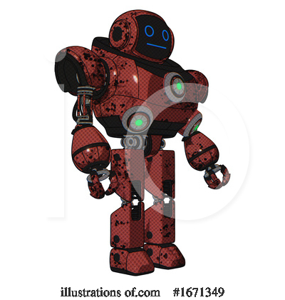 Royalty-Free (RF) Robot Clipart Illustration by Leo Blanchette - Stock Sample #1671349