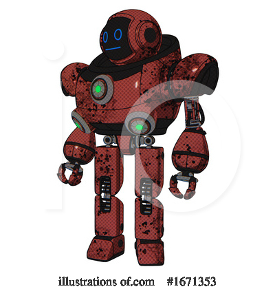 Royalty-Free (RF) Robot Clipart Illustration by Leo Blanchette - Stock Sample #1671353