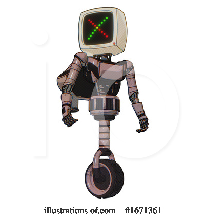 Royalty-Free (RF) Robot Clipart Illustration by Leo Blanchette - Stock Sample #1671361