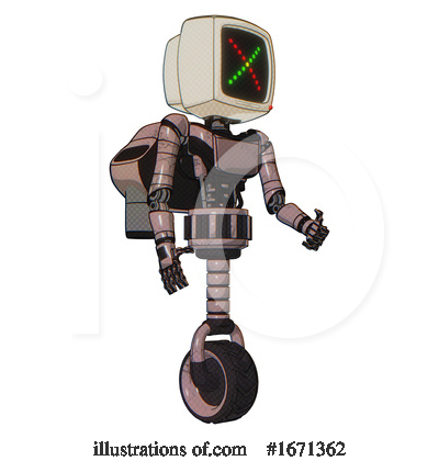 Royalty-Free (RF) Robot Clipart Illustration by Leo Blanchette - Stock Sample #1671362