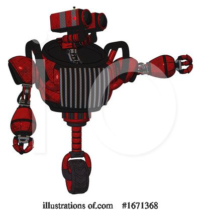 Royalty-Free (RF) Robot Clipart Illustration by Leo Blanchette - Stock Sample #1671368