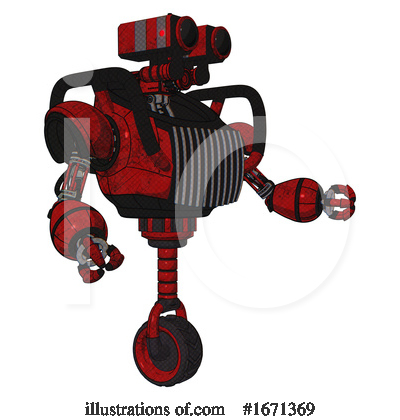 Royalty-Free (RF) Robot Clipart Illustration by Leo Blanchette - Stock Sample #1671369