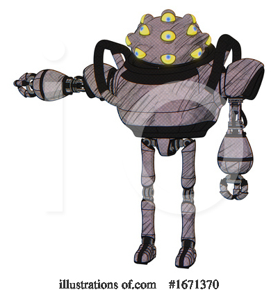 Royalty-Free (RF) Robot Clipart Illustration by Leo Blanchette - Stock Sample #1671370