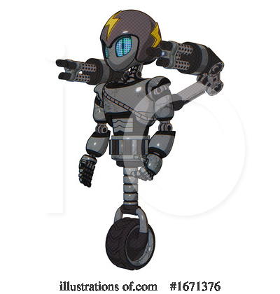 Royalty-Free (RF) Robot Clipart Illustration by Leo Blanchette - Stock Sample #1671376