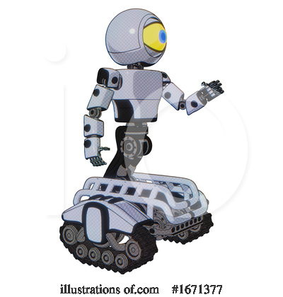 Royalty-Free (RF) Robot Clipart Illustration by Leo Blanchette - Stock Sample #1671377