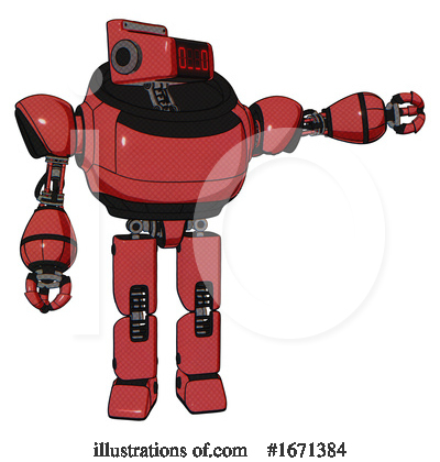 Royalty-Free (RF) Robot Clipart Illustration by Leo Blanchette - Stock Sample #1671384