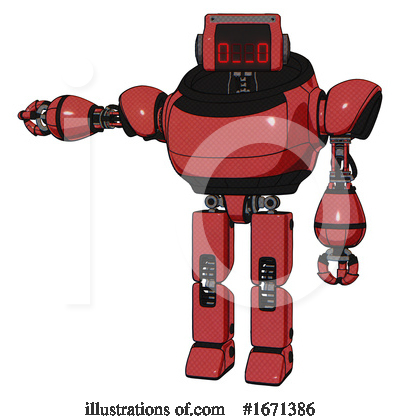 Royalty-Free (RF) Robot Clipart Illustration by Leo Blanchette - Stock Sample #1671386