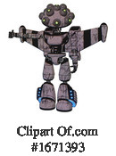 Robot Clipart #1671393 by Leo Blanchette
