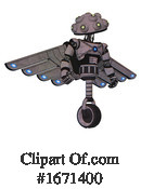 Robot Clipart #1671400 by Leo Blanchette